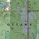 Western Michigan University MI-Paulding: Authoritative US Topos 1999 digital map