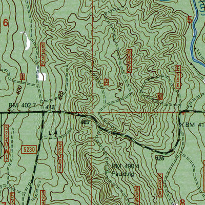 Western Michigan University MI-Paulding: Authoritative US Topos 1999 digital map