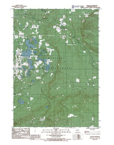 Western Michigan University MI-Peacock: Authoritative US Topos 1987 digital map