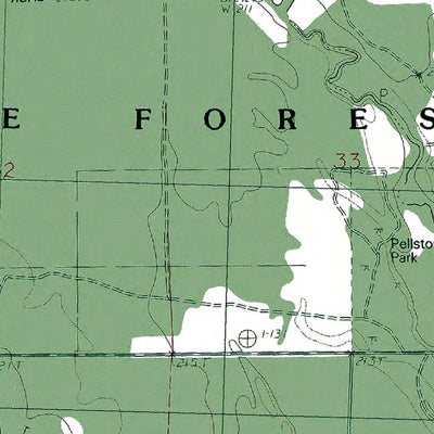 Western Michigan University MI-Pellston: Authoritative US Topos 1982 digital map