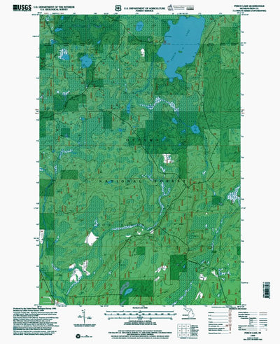 Western Michigan University MI-Perc hLake: Authoritative US Topos 1999 digital map