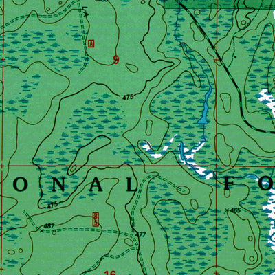 Western Michigan University MI-Perc hLake: Authoritative US Topos 1999 digital map