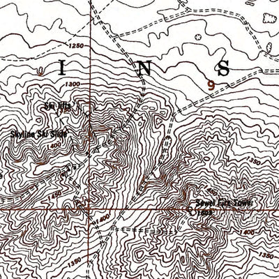 Western Michigan University MI-Pere Cheney: Authoritative US Topos 1951 digital map