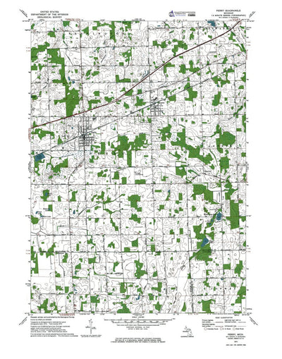 MI-Perry: Authoritative US Topos 1972 Map by Western Michigan ...
