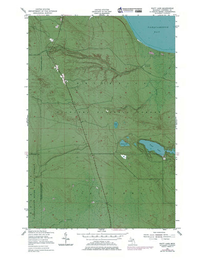 Western Michigan University MI-Piatt Lake: Authoritative US Topos 1951 digital map