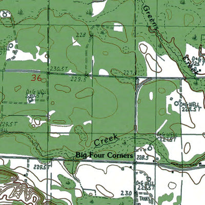 Western Michigan University MI-Pleasanton: Authoritative US Topos 1982 digital map