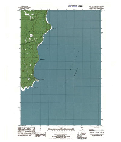 Western Michigan University MI-Point Aux Barques: Authoritative US Topos 1983 digital map