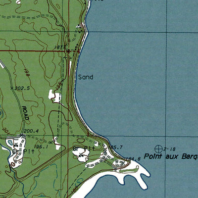 Western Michigan University MI-Point Aux Barques: Authoritative US Topos 1983 digital map