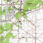 Western Michigan University MI-Ravenna: Authoritative US Topos 1980 digital map