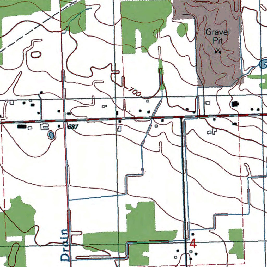 MI-Richmond: Authoritative US Topos 1991 map by Western Michigan ...