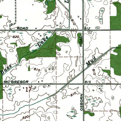 Western Michigan University MI-Riverdale: Authoritative US Topos 1965 digital map