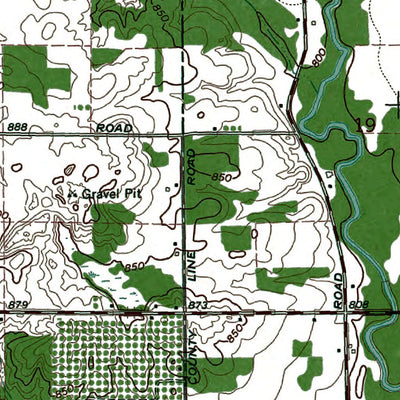 Western Michigan University MI-Riverdale: Authoritative US Topos 1965 digital map