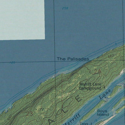 Western Michigan University MI-Rock Harbor Lodge: GeoChange 1981-2012 digital map