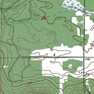Western Michigan University MI-Roscommon North: Authoritative US Topos 1950 digital map