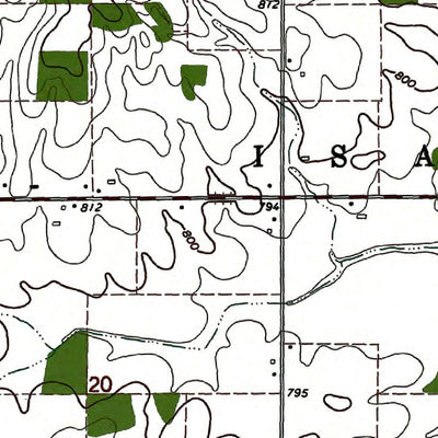 Western Michigan University MI-Rosebush: Authoritative US Topos 1973 digital map