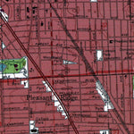 Western Michigan University MI-Royal Oak: Authoritative US Topos 1996 digital map