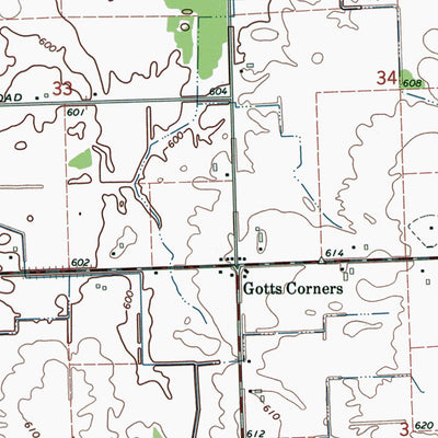 Western Michigan University MI-Rush Lake: Authoritative US Topos 1970 digital map