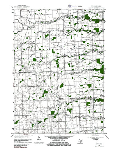 Western Michigan University MI-Ruth: Authoritative US Topos 1963 digital map