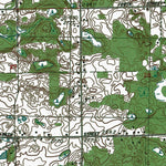 Western Michigan University MI-Sand Lake SW: Authoritative US Topos 1985 digital map