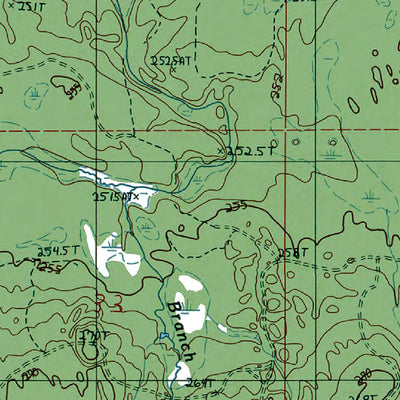 Western Michigan University MI-Sand River: Authoritative US Topos 1985 digital map