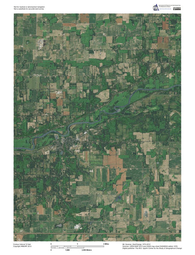 Western Michigan University MI-Saranac: GeoChange 1974-2012 digital map