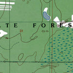 Western Michigan University MI-Seagull Point: Authoritative US Topos 1989 digital map