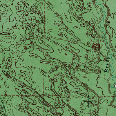 Western Michigan University MI-Sheephead Lake: Authoritative US Topos 1951 digital map