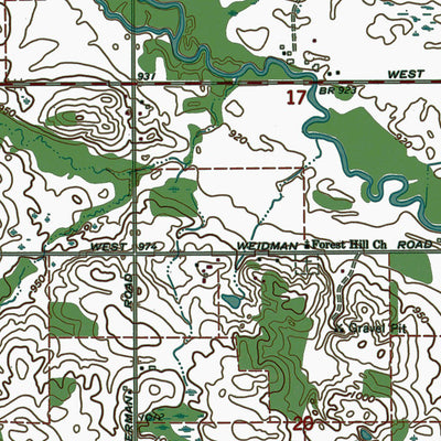 Western Michigan University MI-Sherman City: Authoritative US Topos 1964 digital map