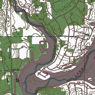 Western Michigan University MI-Sherman City: Authoritative US Topos 1964 digital map