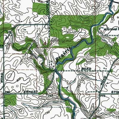Western Michigan University MI-Shiloh: Authoritative US Topos 1972 digital map