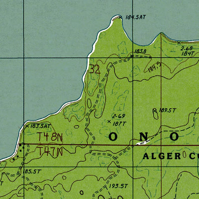 Western Michigan University MI-Shot Point: Authoritative US Topos 1985 digital map