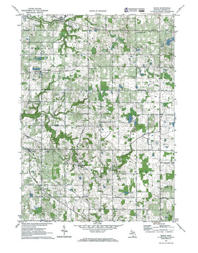 Western Michigan University MI-Sodus: Authoritative US Topos 1970 digital map