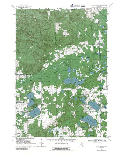 Western Michigan University MI-South Branch: Authoritative US Topos 1968 digital map