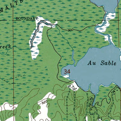 Western Michigan University MI-South Branch: Authoritative US Topos 1968 digital map