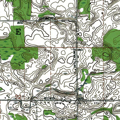Western Michigan University MI-St Johns South: Authoritative US Topos 1965 digital map