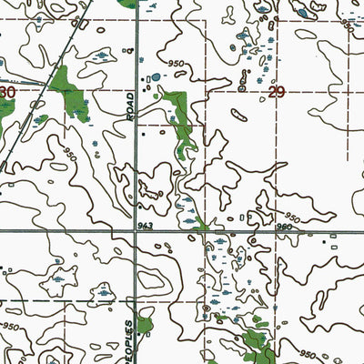 Western Michigan University MI-Stanton: Authoritative US Topos 1964 digital map