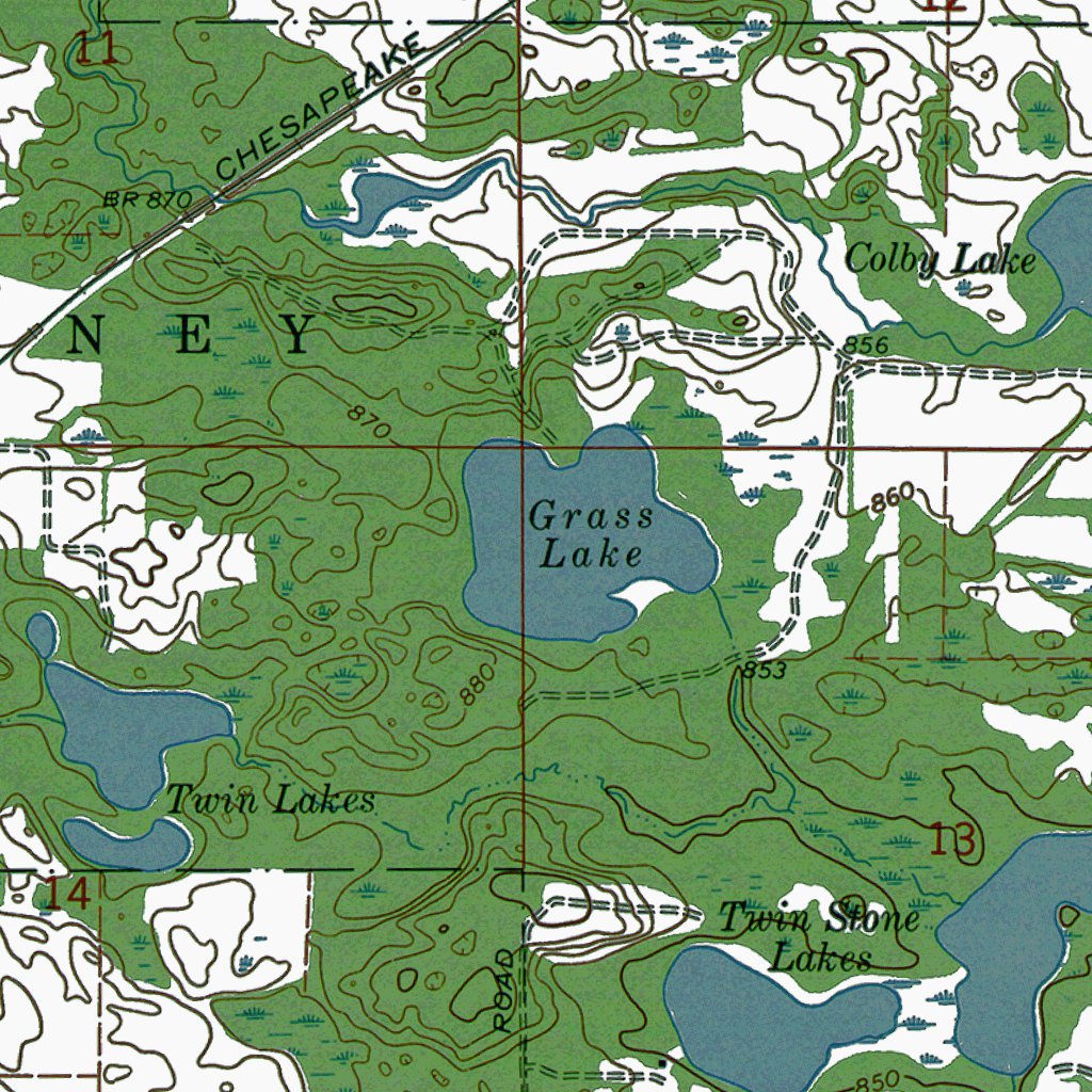 MI-Stanton: Authoritative US Topos 1964 Map by Western Michigan ...