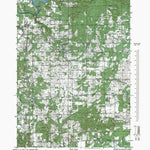 Western Michigan University MI-Stanwood: Authoritative US Topos 1985 digital map
