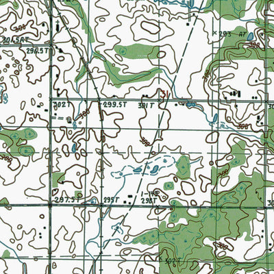 Western Michigan University MI-Stanwood: Authoritative US Topos 1985 digital map