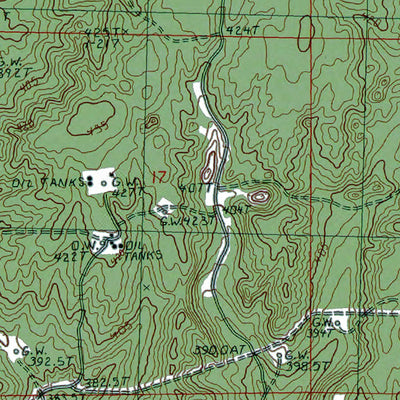 Western Michigan University MI-Starvation Lake: Authoritative US Topos 1985 digital map