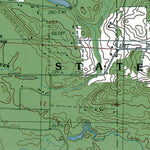Western Michigan University MI-Stewart Lake: Authoritative US Topos 1987 digital map