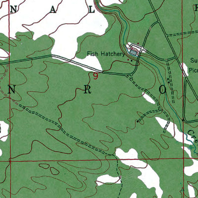 Western Michigan University MI-Sullivan Creek: Authoritative US Topos 1951 digital map