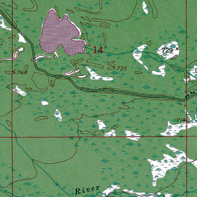 Western Michigan University MI-Sullivan Creek: Authoritative US Topos 1951 digital map