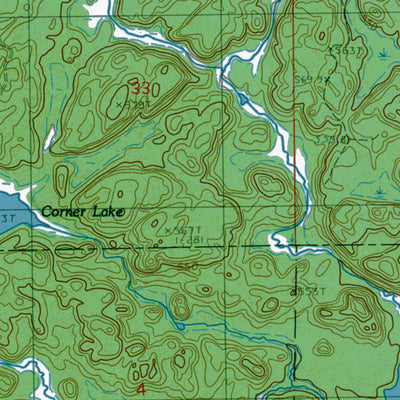 Western Michigan University MI-Summit Lake: Authoritative US Topos 1985 digital map
