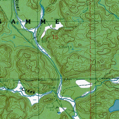 Western Michigan University MI-Summit Lake: Authoritative US Topos 1985 digital map