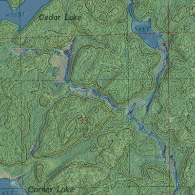 Western Michigan University MI-Summit Lake: GeoChange 1980-2010 digital map