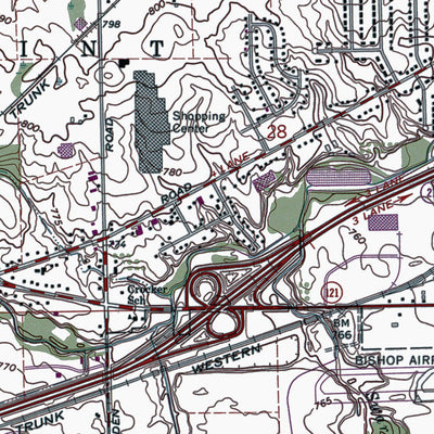 Western Michigan University MI-Swartz Creek: Authoritative US Topos 1969 digital map