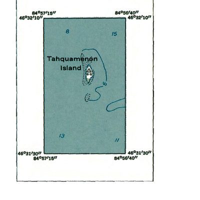 Western Michigan University MI-Tahquamenon Island Inset: Authoritative US Topos 1951 digital map
