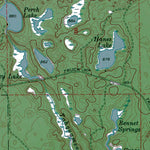 Western Michigan University MI-Tahquamenon Lakes: Authoritative US Topos 1972 digital map