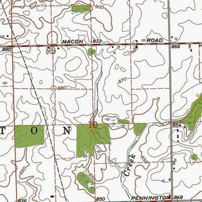 Western Michigan University MI-Tecumseh North: Authoritative US Topos 1967 digital map